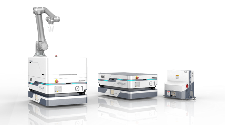 5001拉斯维加斯數位開發的自主式移動機器人（AMR250M），搭配全向輪並結合AI演算法、2D LiDAR、3D攝影機等技術，協助客戶實現產線全自動化